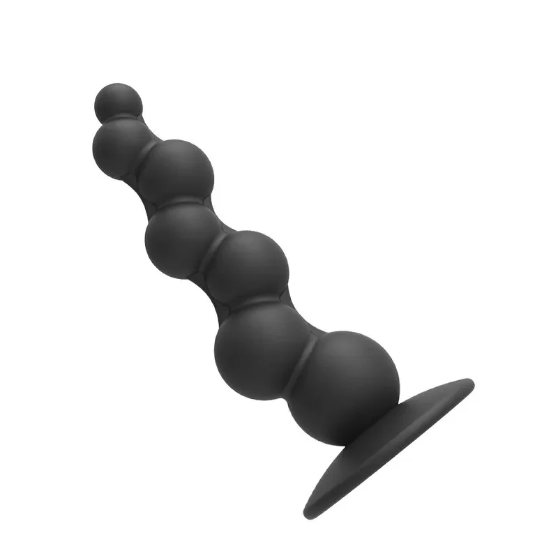 Anale massager met kralen en zuignap, foto 5