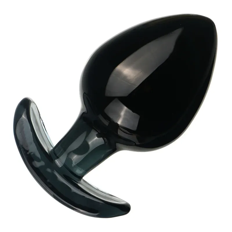 Glazen buttplug Ancre Noir 65, foto 4