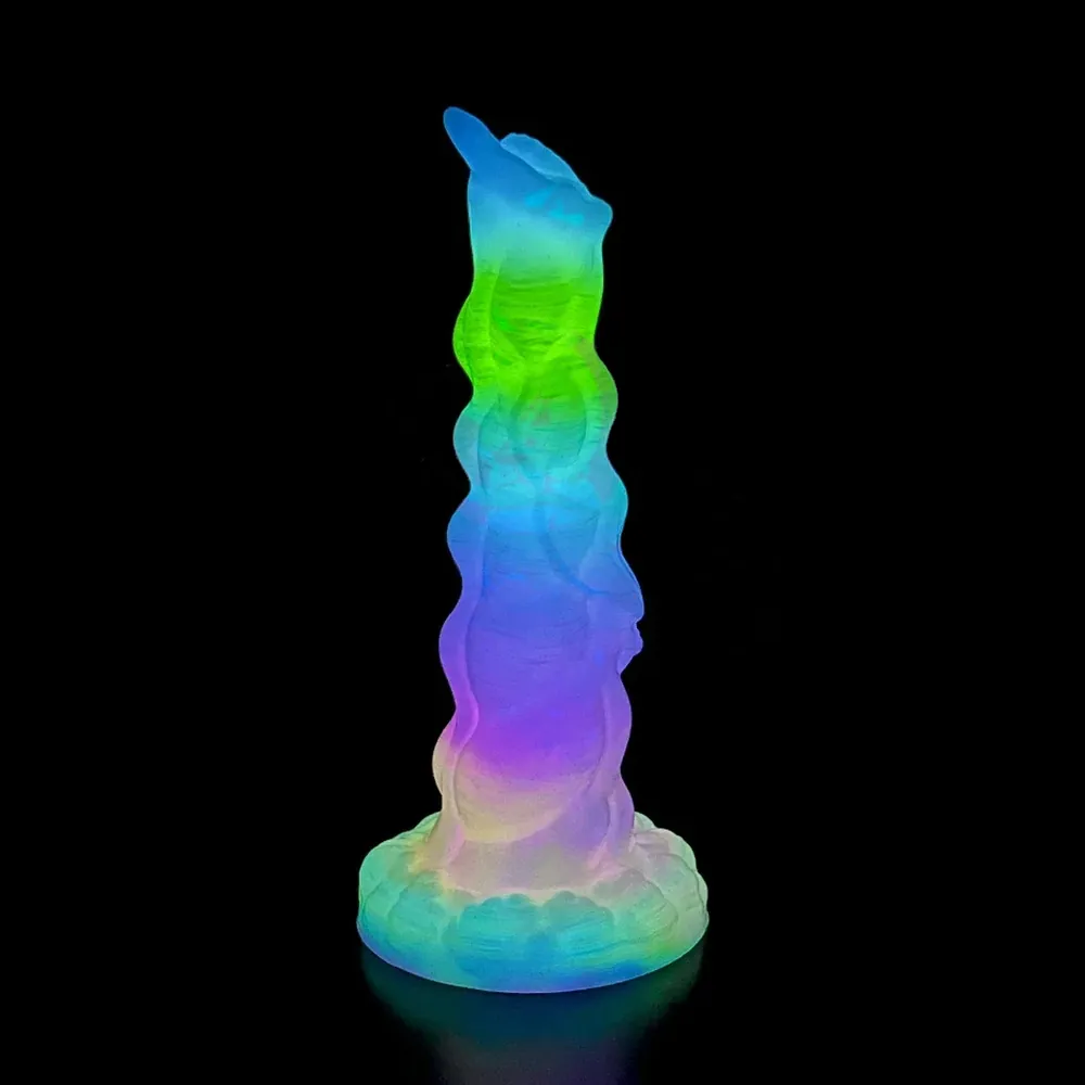 XXL fantasy dildo Aurora Glow Vibe, Model 4S