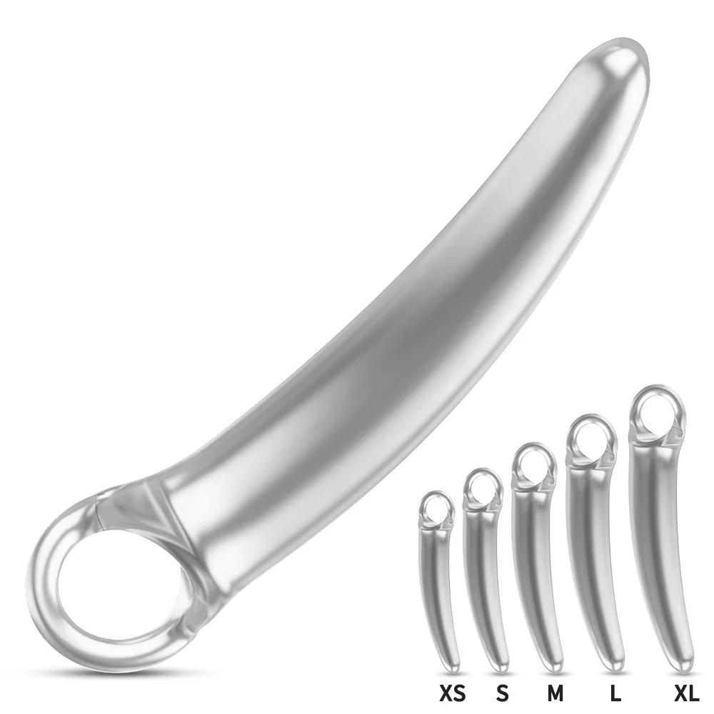 Beginner jelly dildo 5 maten, vloeibare siliconen