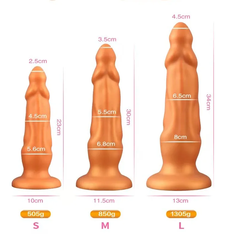 XXL buttplug Collection Or & Noir, foto 5