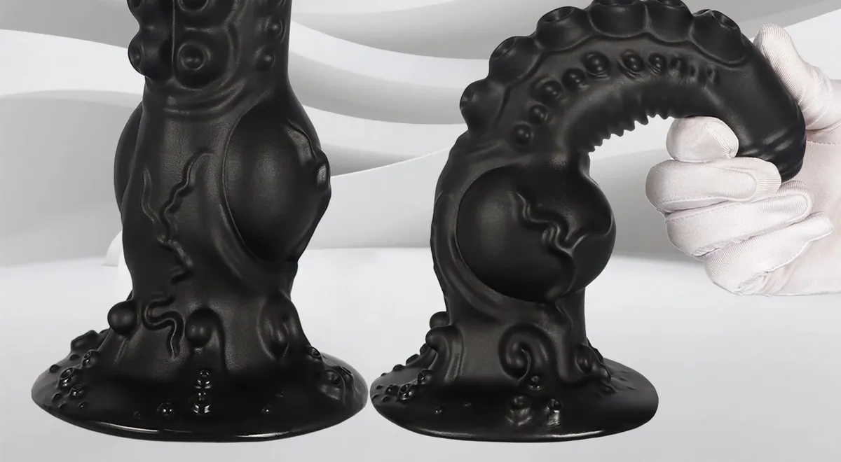 XXL fantasy buttplug Deep Sea Noir, foto 4