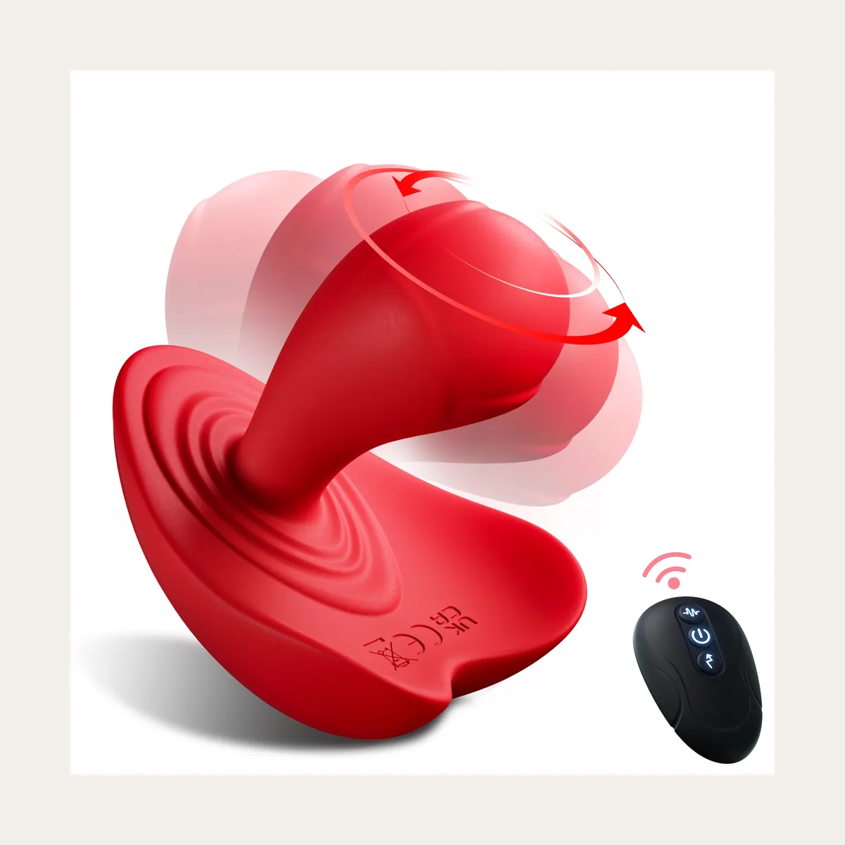 Draagbare vibrator, zacht silicone