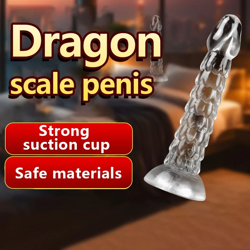 Draken dildo transparant 15cm, foto 3