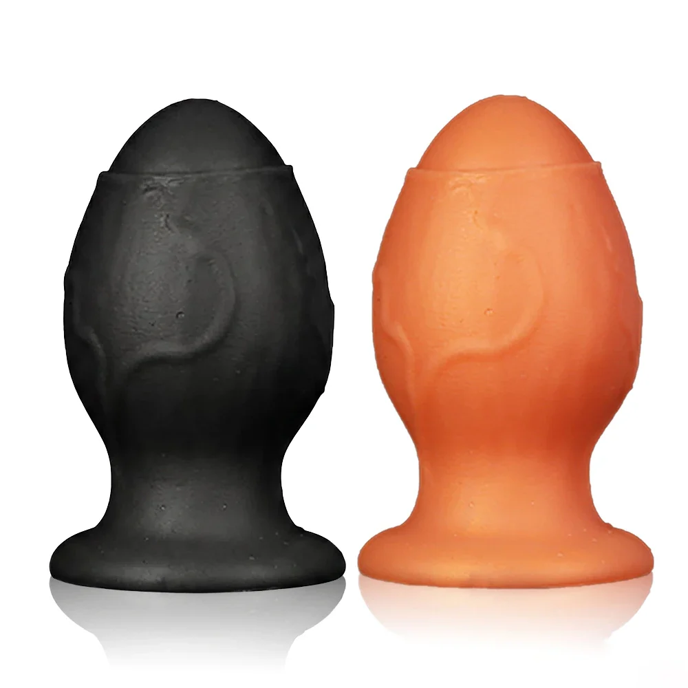 XXL Enorme anale plug 12cm, vloeibare siliconen