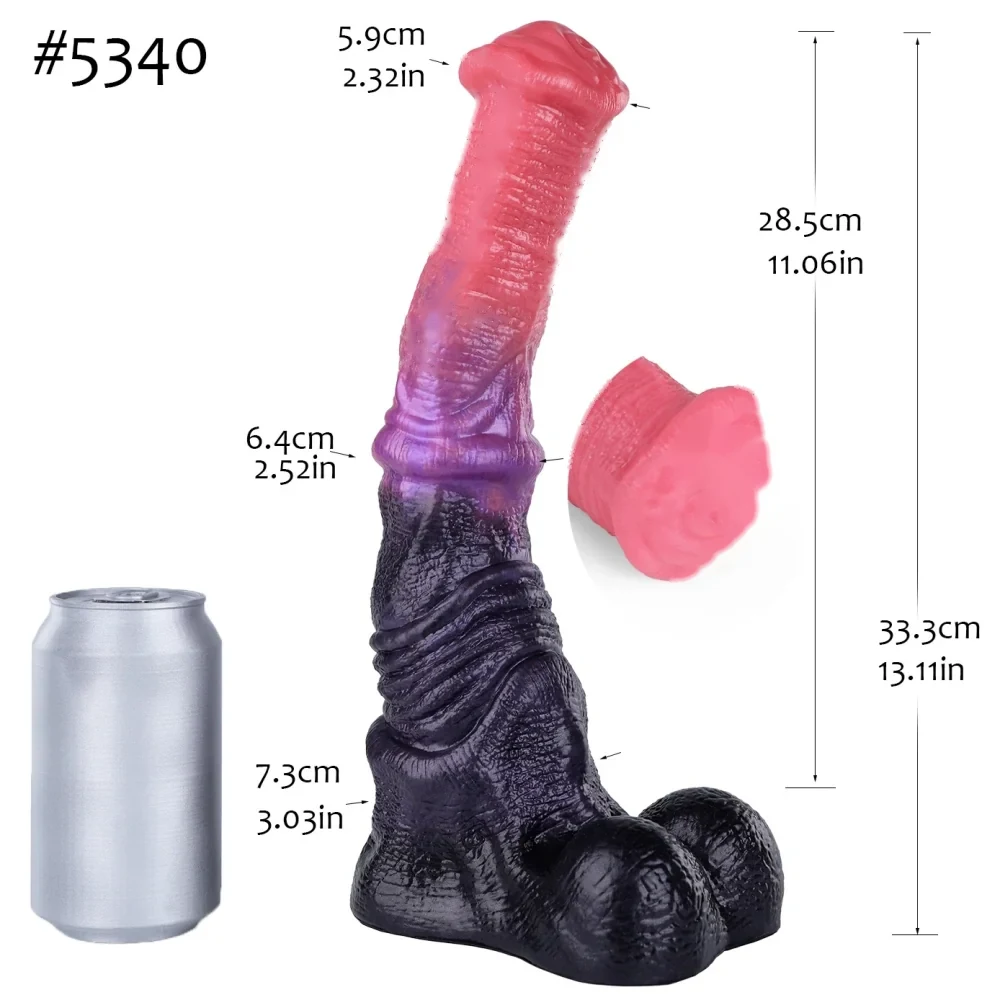 XXL paardendildo Equus Nuit, Model 5340