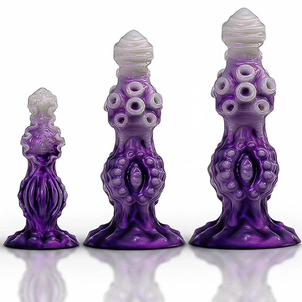 Fantasy 3-knoops dildo, foto 4