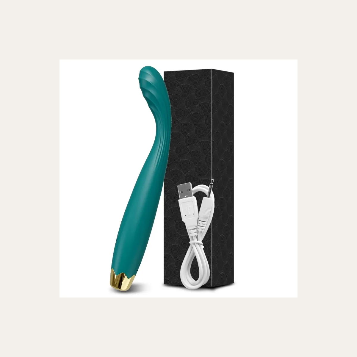 G-spotvibrator, zacht silicone