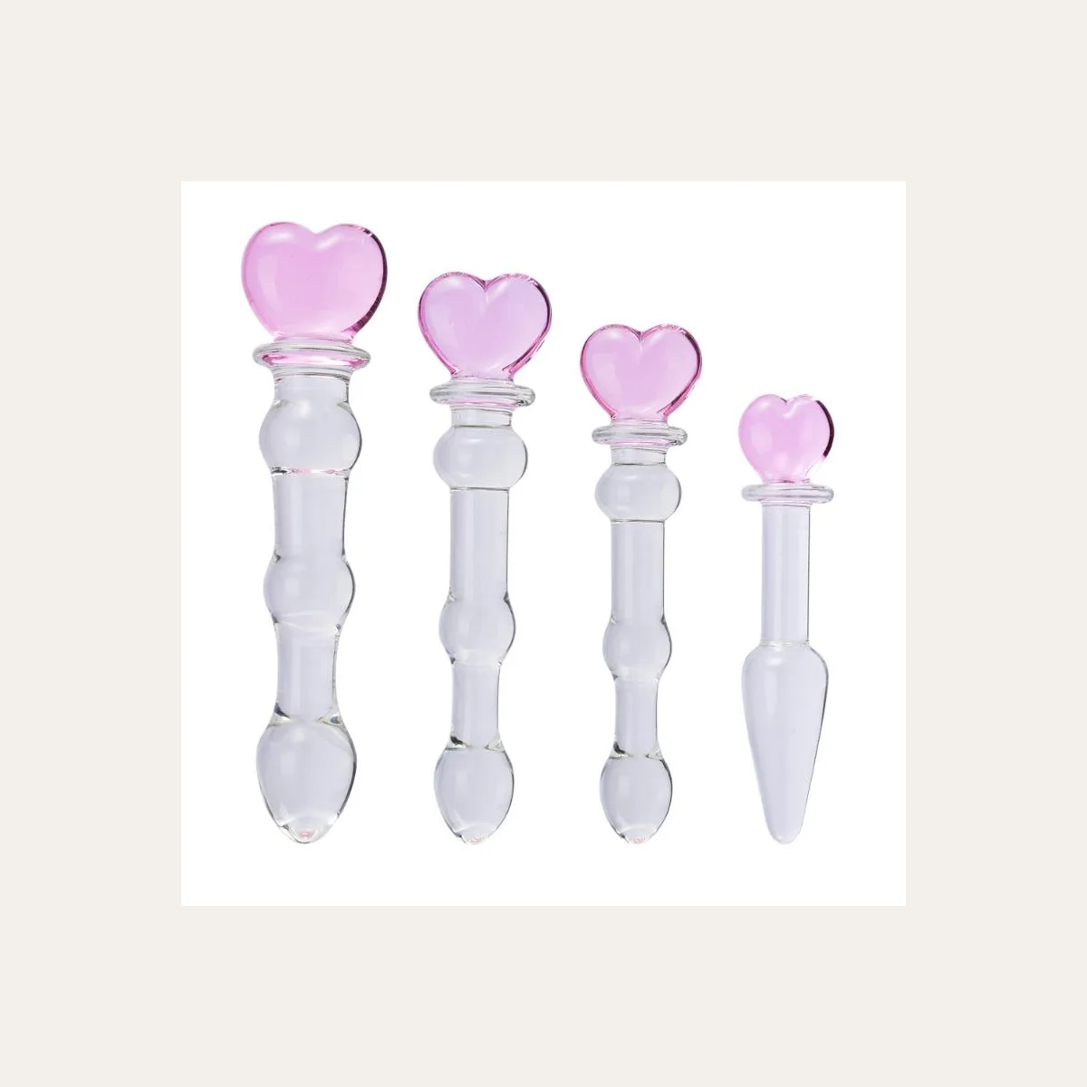 Glazen dildo 16, borosilicaatglas