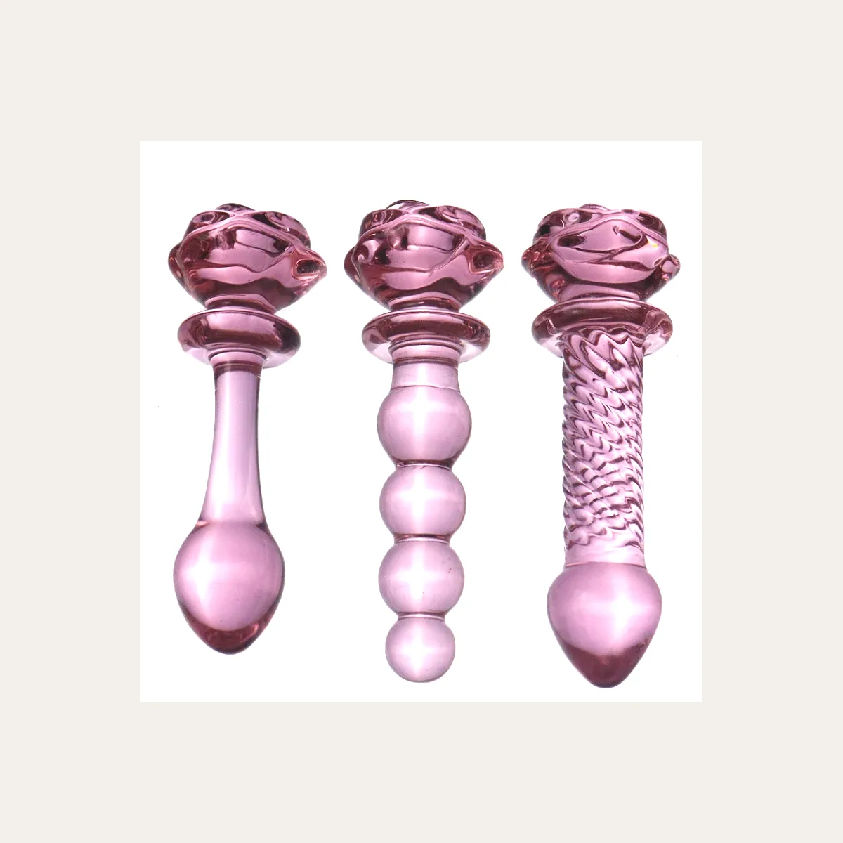 Glazen dildo 7, borosilicaatglas