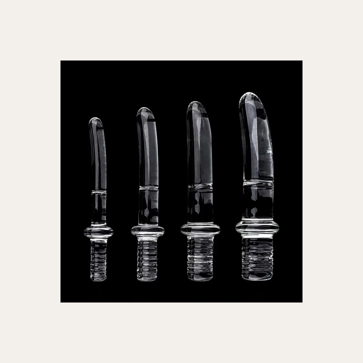 Glazen dildo 8, borosilicaatglas