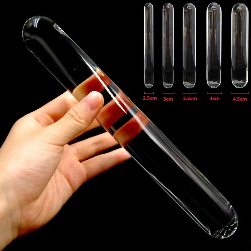 Glazen dildo / anale plug, glas