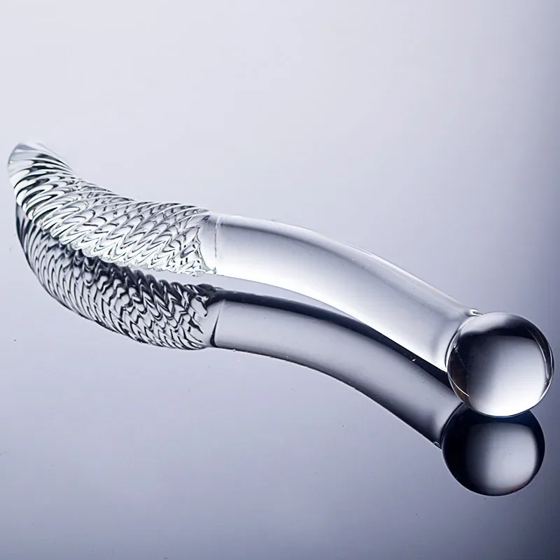 Glazen dubbelzijdige dildo, foto 2