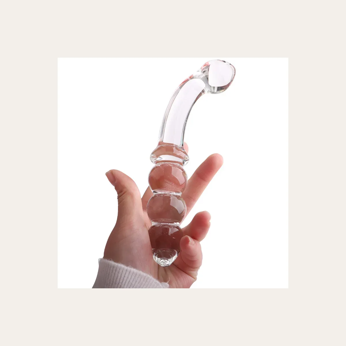 Glazen kralenstaaf 5, borosilicaatglas