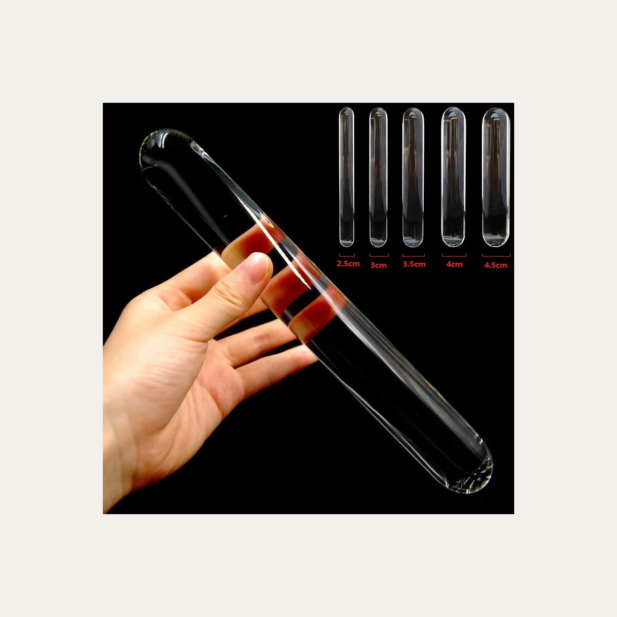Glazen plug 2, borosilicaatglas