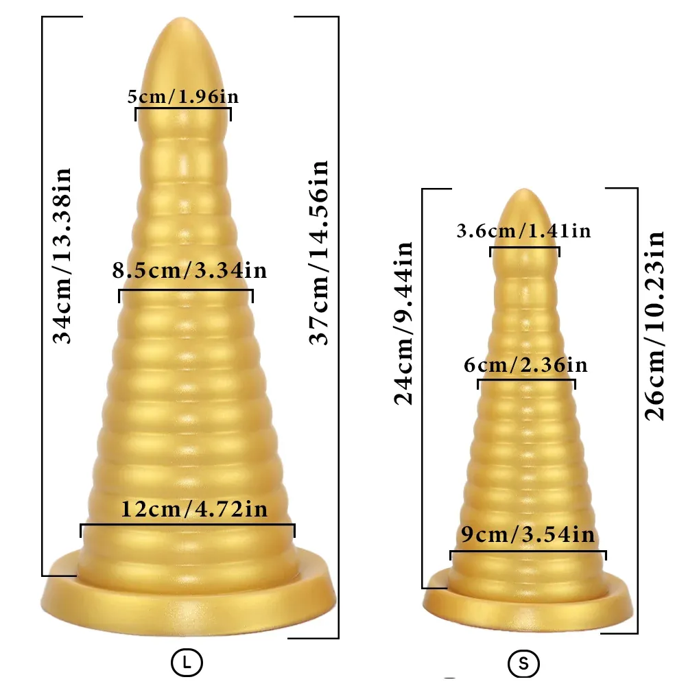 XXL buttplug Gouden Kegel, foto 3