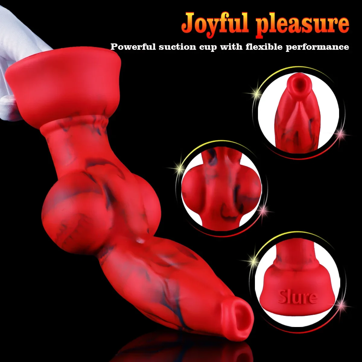 Knoop dildo (fantasy hond), foto 3