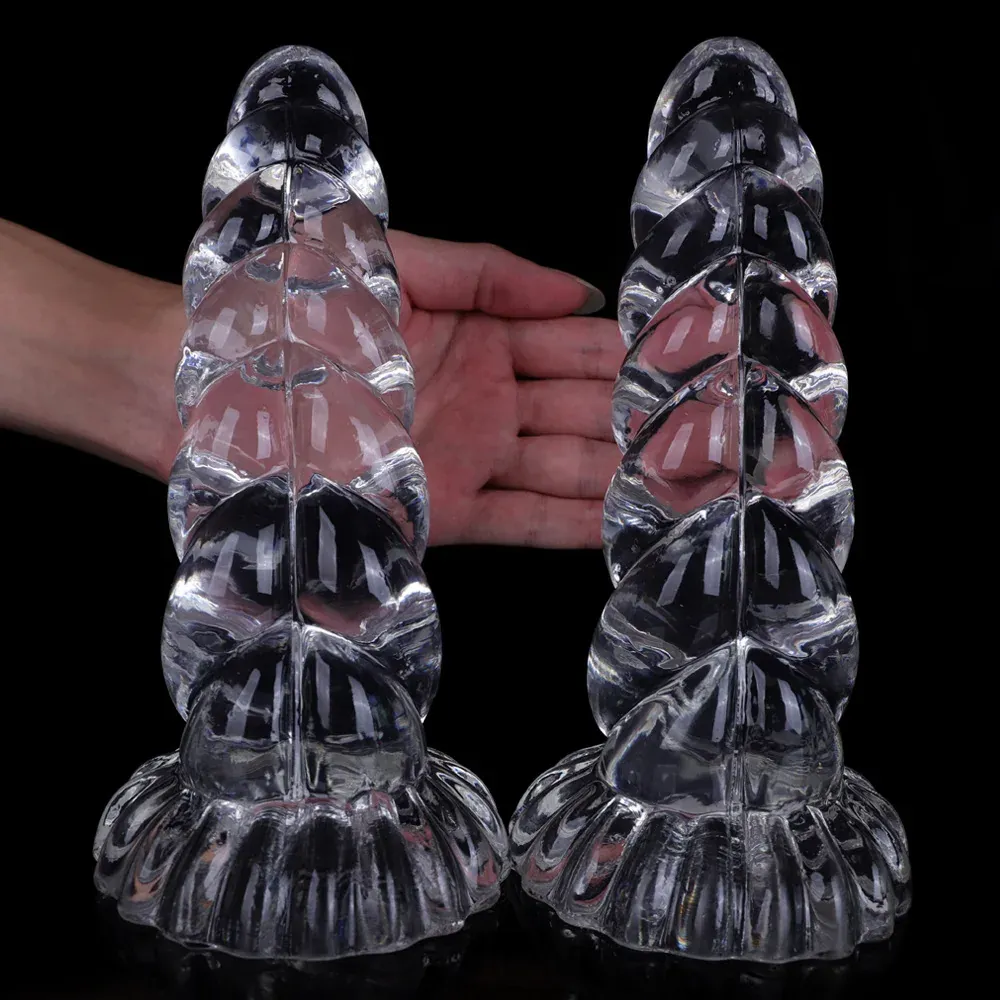Transparante dildo Kristal Draai, foto 2