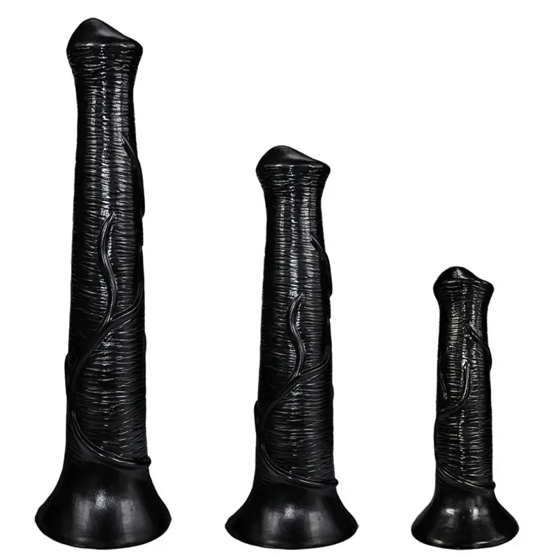 Lange paarden dildo, PVC