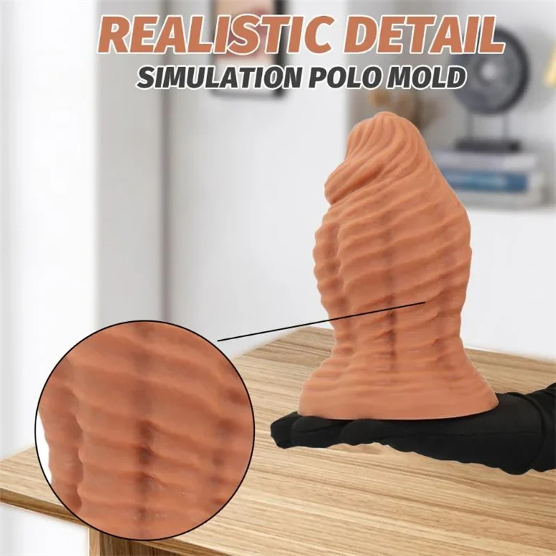 Monster dildo zuignap siliconen M/L, foto 2