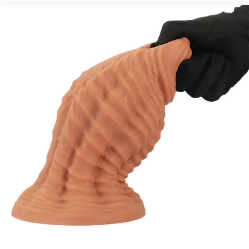 Monster dildo zuignap siliconen M/L, foto 3