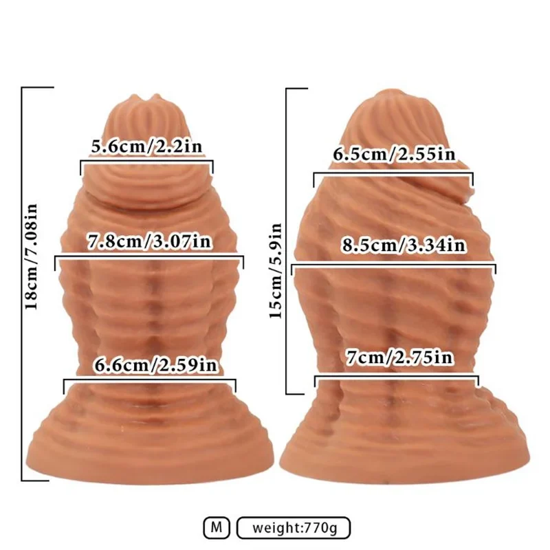 Monster dildo zuignap siliconen M/L, foto 7