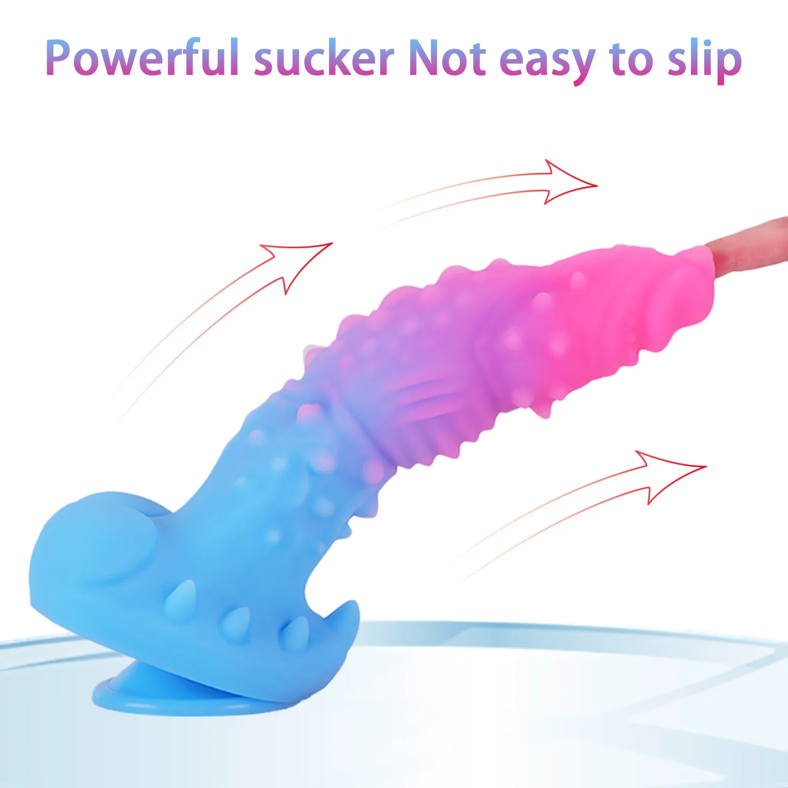 Monster dildo zuignap siliconen, foto 2