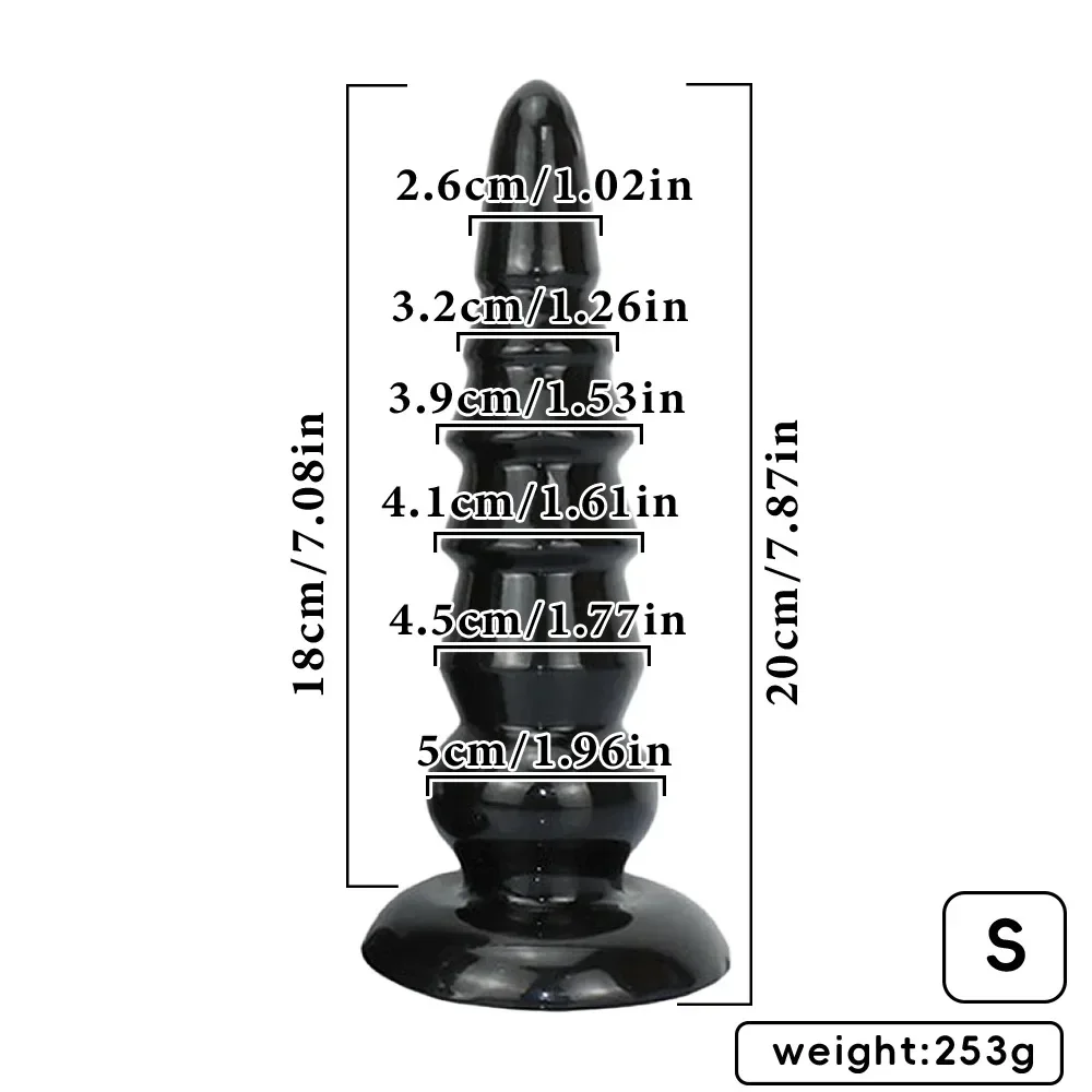 XXL buttplug Noir Collection II, Variant E · S