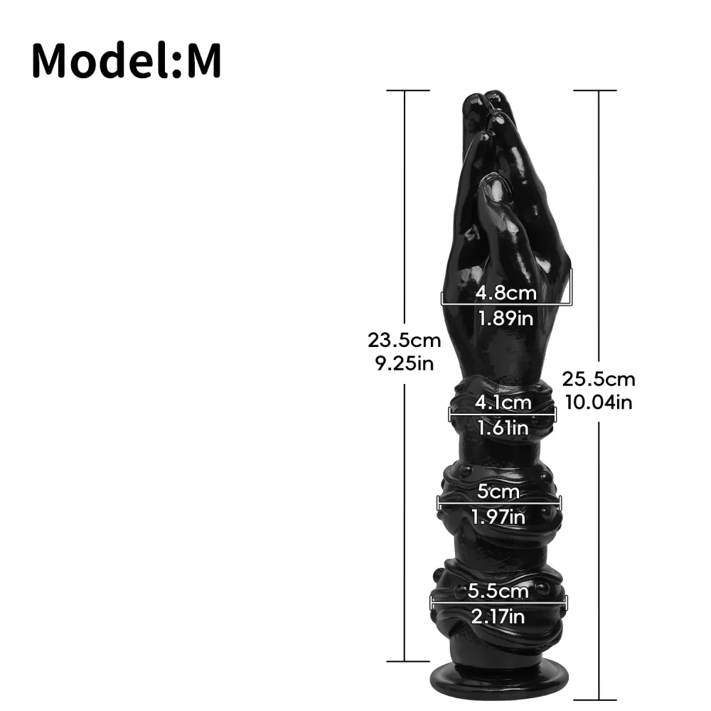 XXL buttplug Noir Perle Toren, Model A042B · M