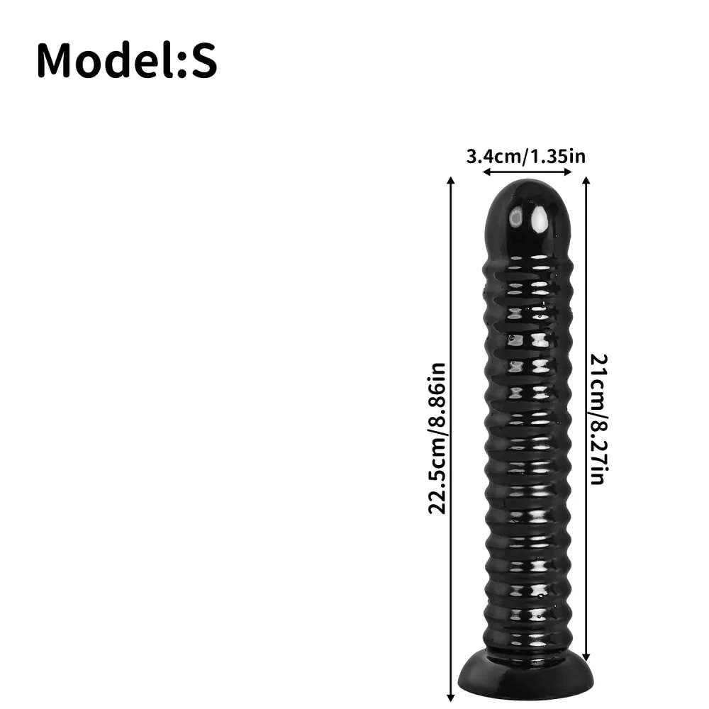 XXL buttplug Noir Perle Toren, Model A087B · S