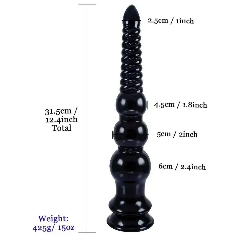 XXL buttplug Noir Toren Collectie, foto 3