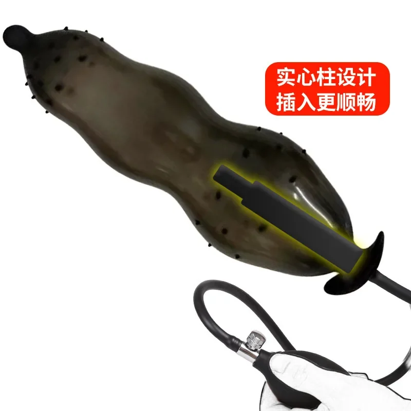 Opblaasbare vibrerende anale plug, foto 2