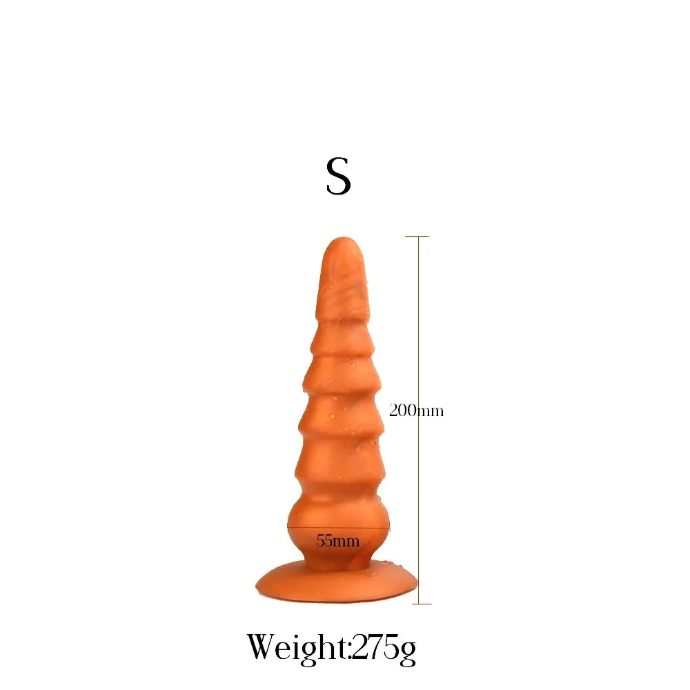 XXL buttplug Pagode Brons, Goud · S