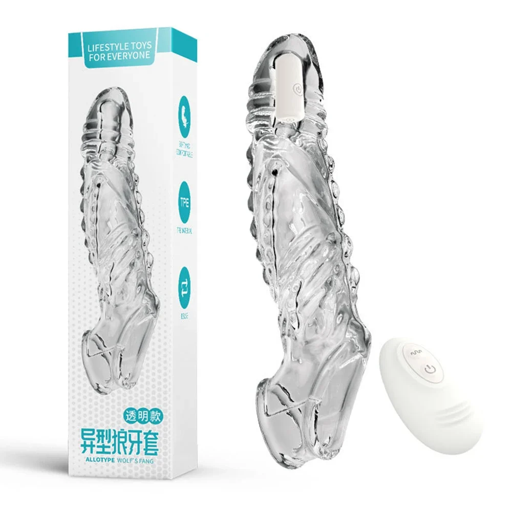Penis sleeve met optionele vibratie, foto 6
