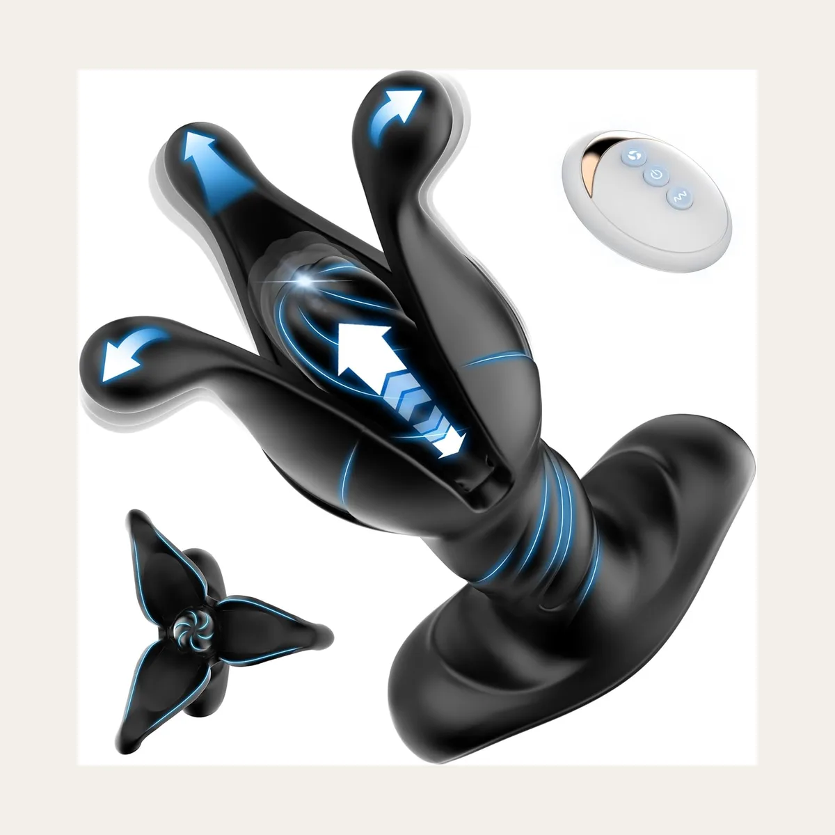 Prostaatvibrator 6, zacht silicone