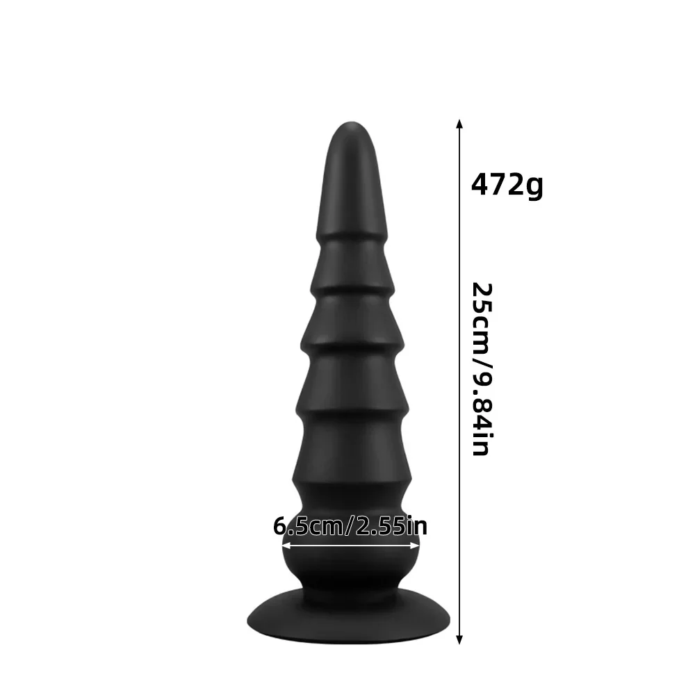 XXL buttplug Pyramide Plug, Kleur 6 · M