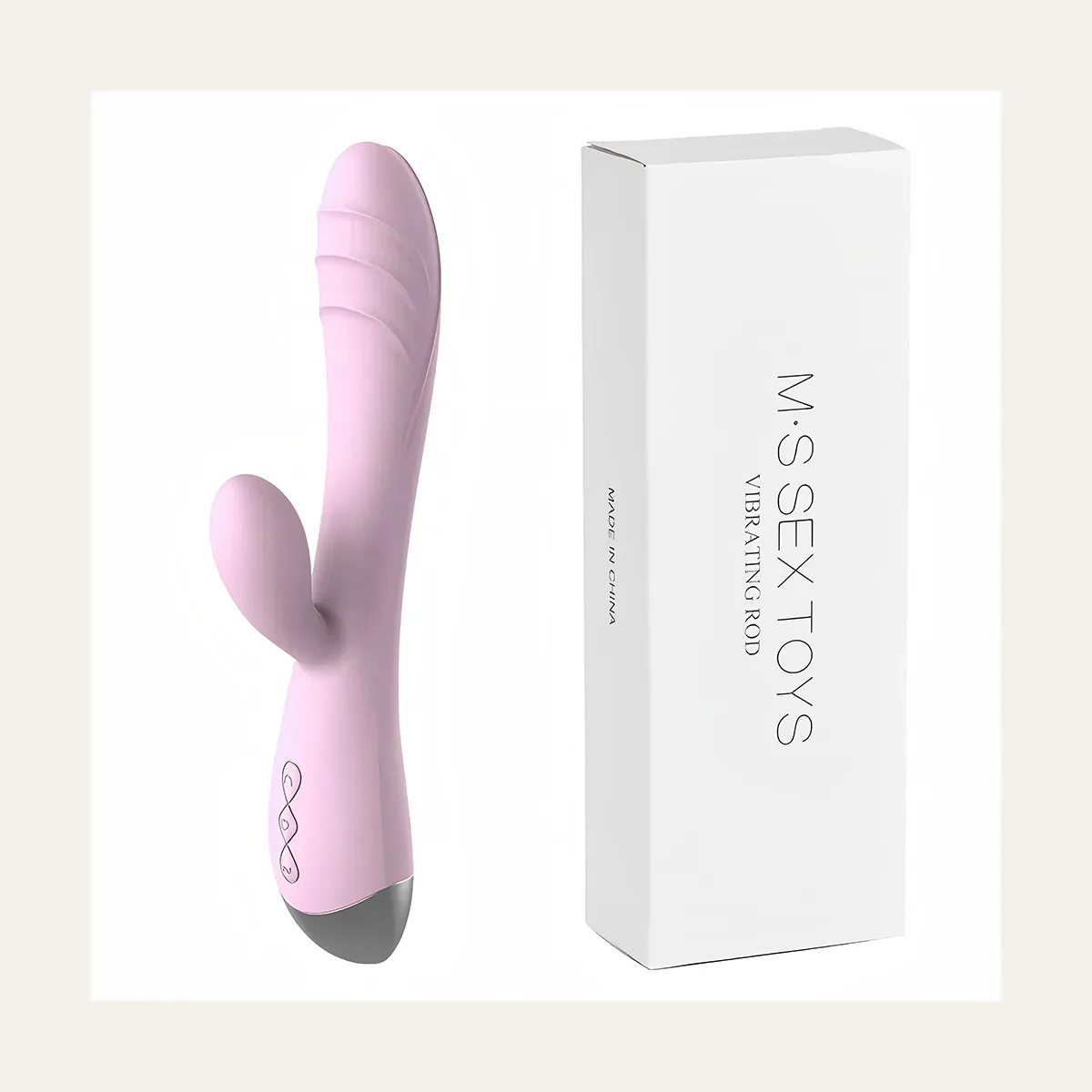 Rabbit-vibrator 14, zacht silicone