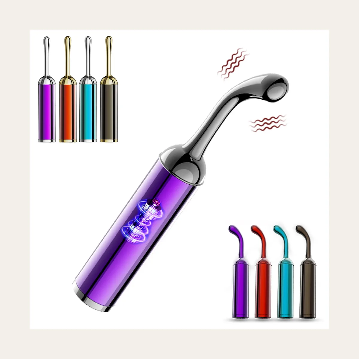 Rabbit-vibrator 4, zacht silicone