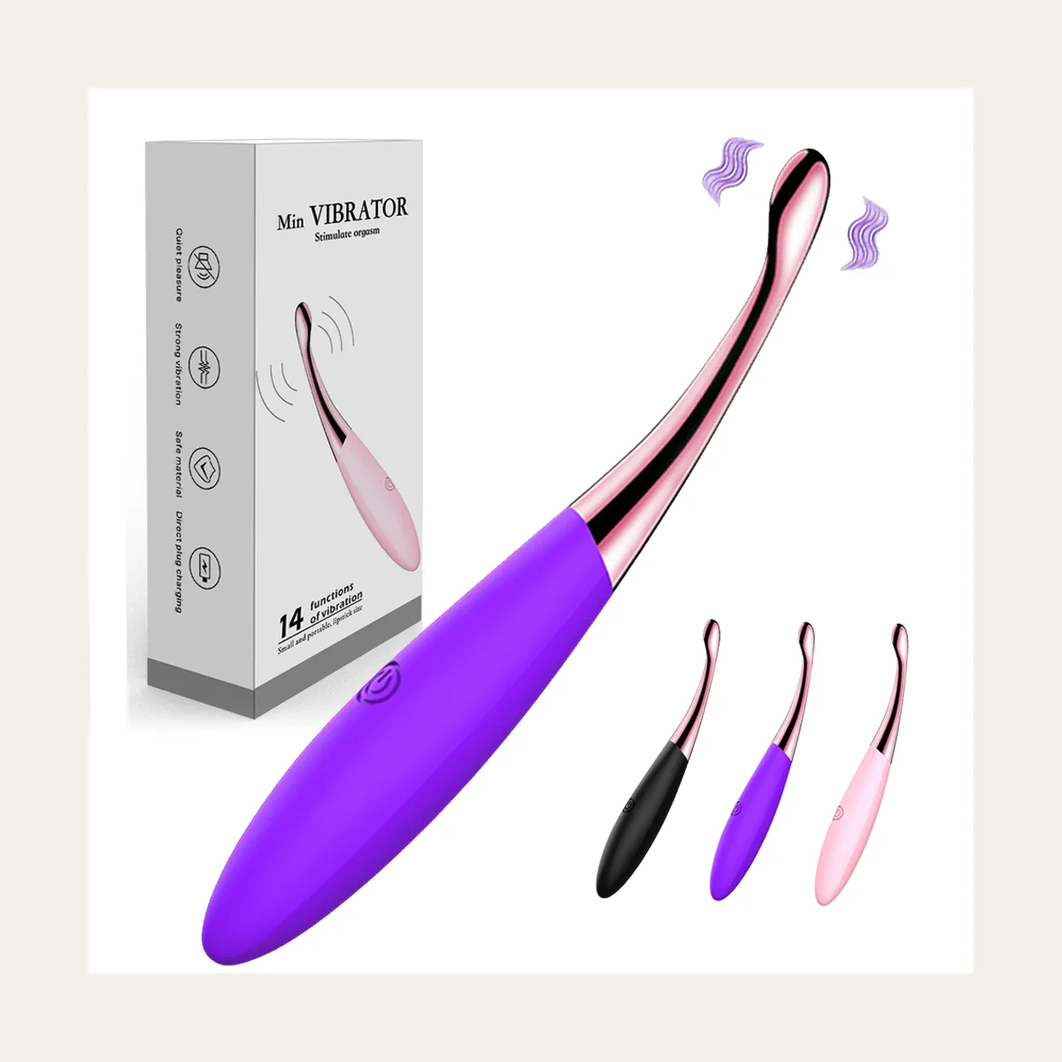 Rabbit-vibrator extra, zacht silicone