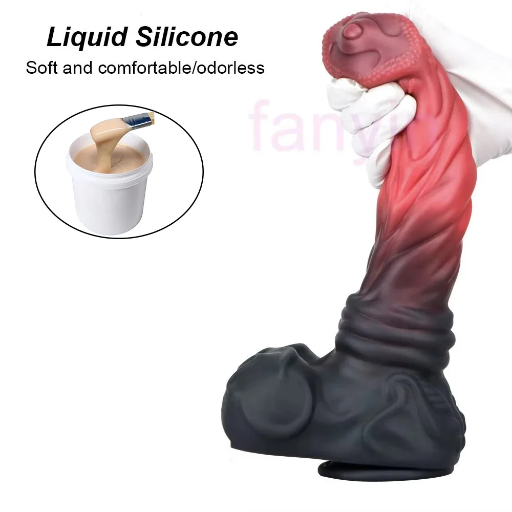 XXL Realistische paarden dildo 32cm, foto 5