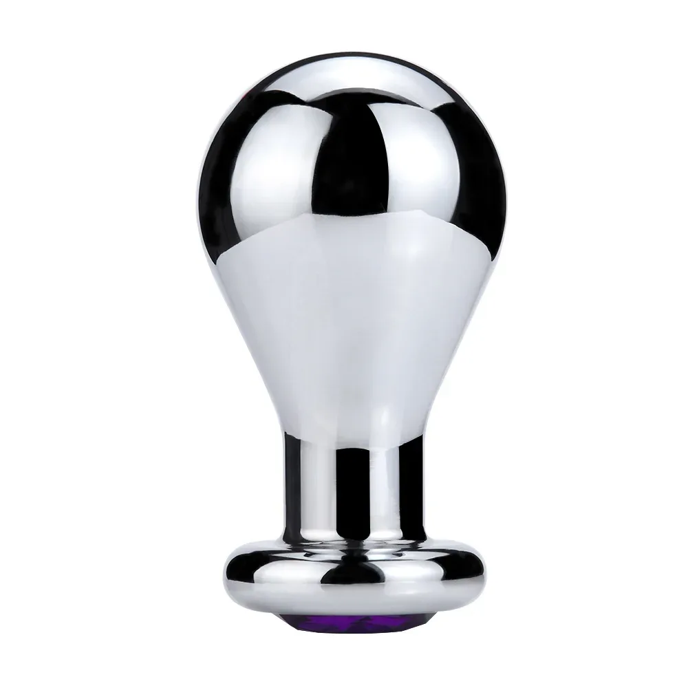 RVS buttplug Extra Groot, roestvrij staal (RVS)
