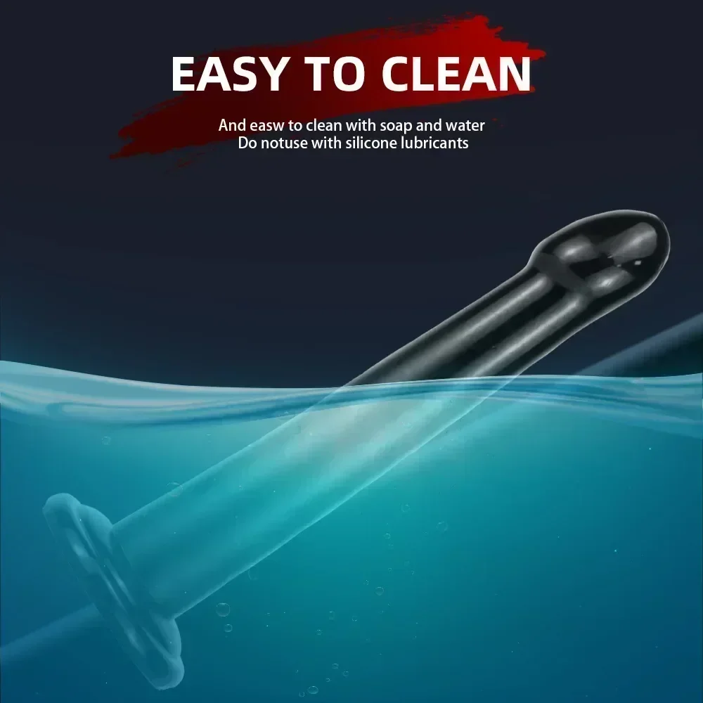 Slanke zwarte dildo met zuignap, foto 5