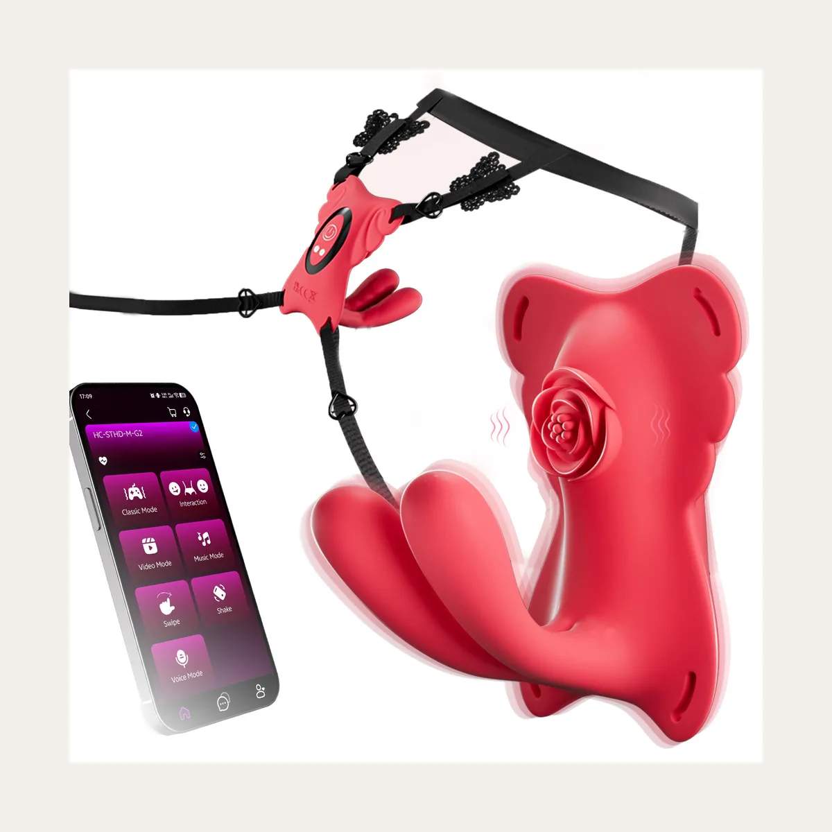 Stellen-vibrator 2, zacht silicone