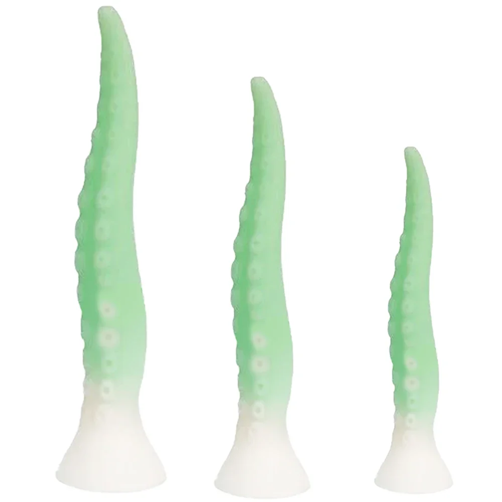 Tentakel anale plug groen, vloeibare siliconen