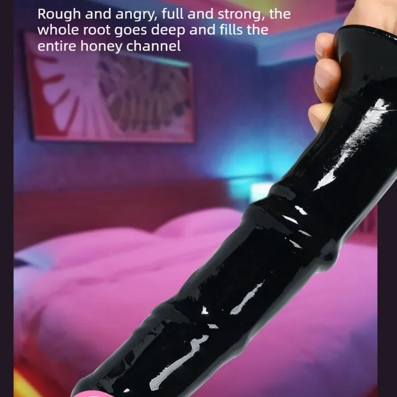 Transparante lange paarden dildo, foto 6