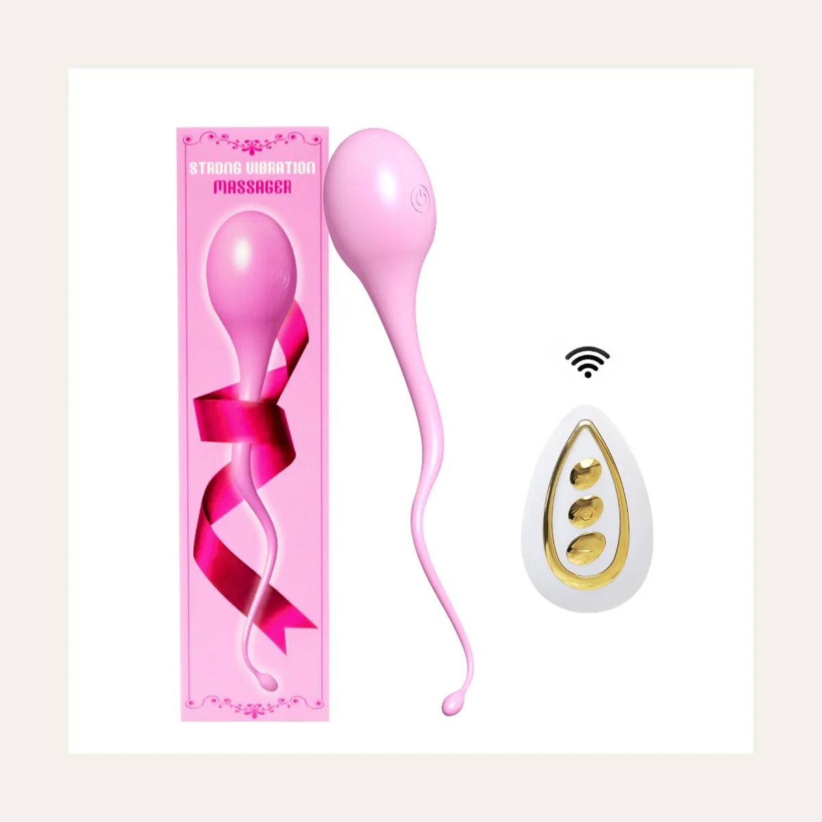 Vibratie-ei, zacht silicone