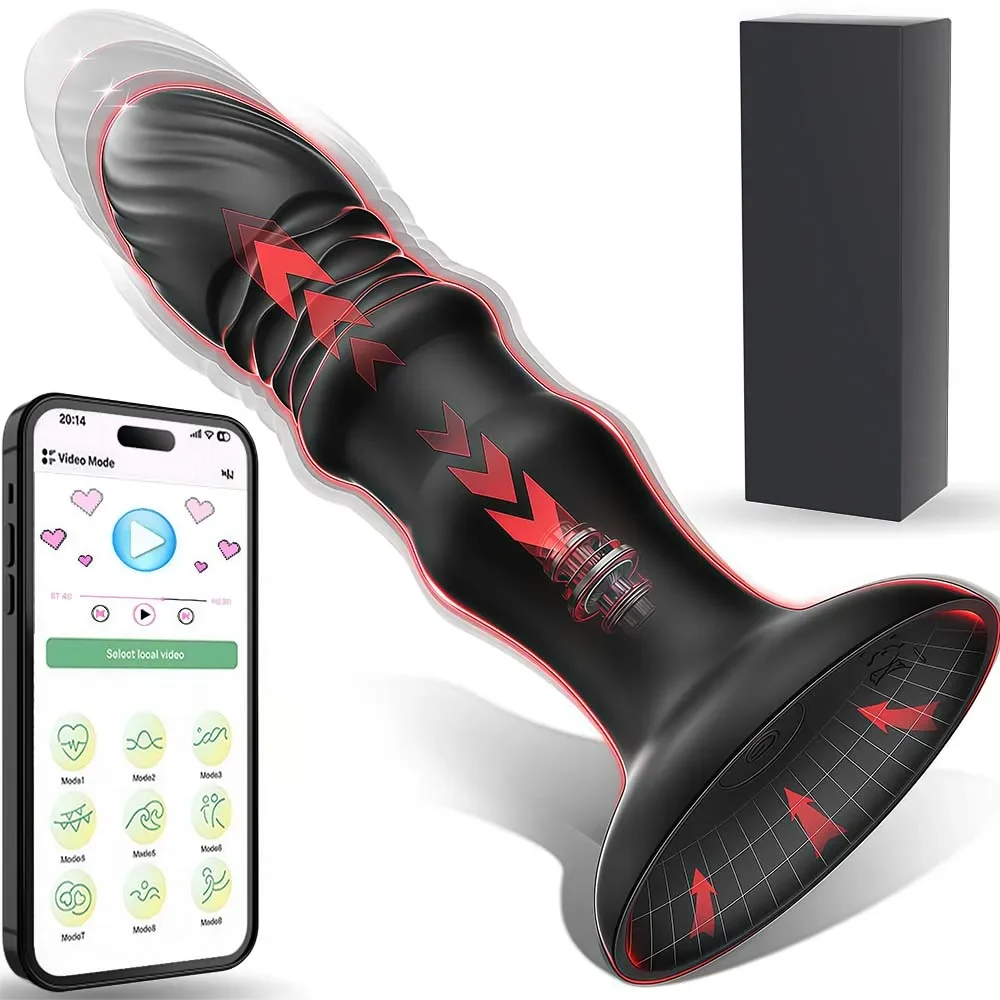 Vibrerende anale plug met app