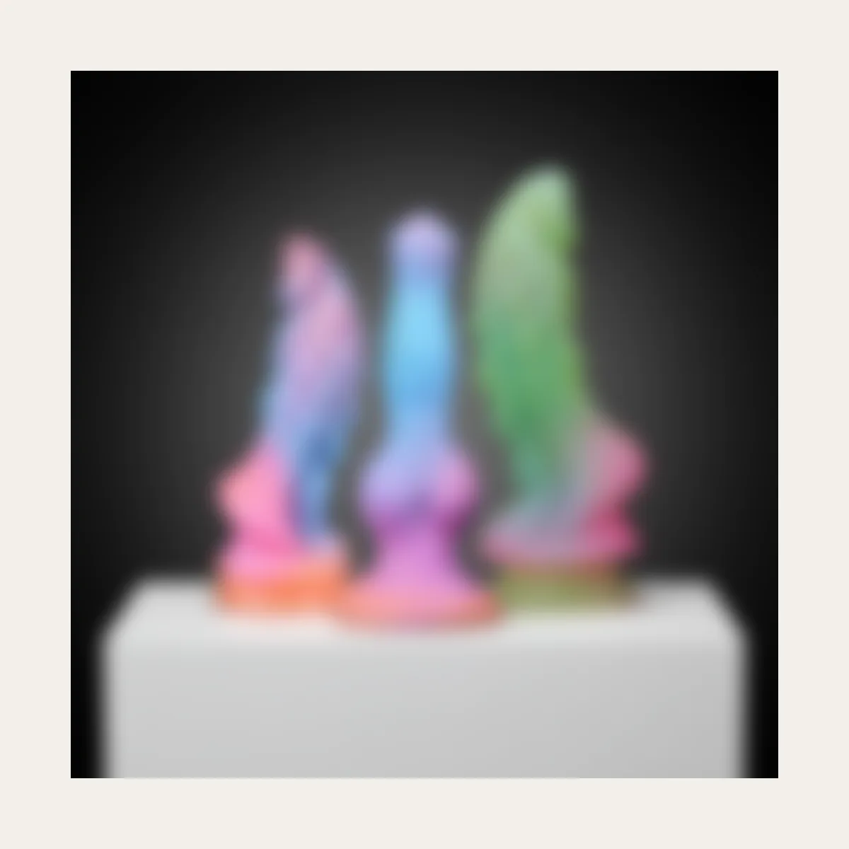 XXL fantasy dildo Vibrerende dildo 2, zacht silicone