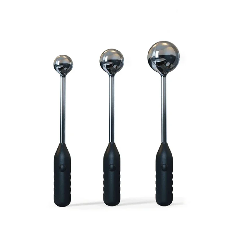 Vibrerende metalen prostaatdildo, metaal
