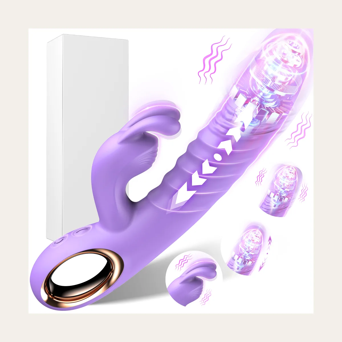 Vibrerende plug 2, zacht silicone